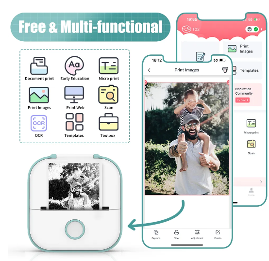 Mini Wireless Pocket-Sized Printer