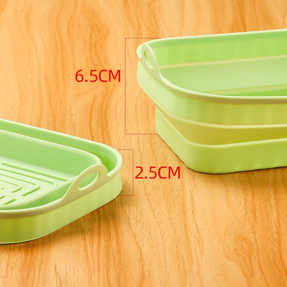 CrispyMate Foldable Air Fryer Silicone Pot