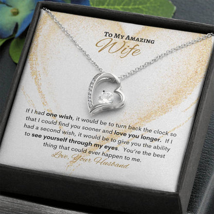 To My Amazing Wife Forever Love Necklace