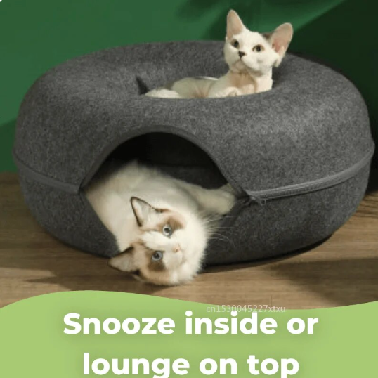 "Donut" Pet Tunnel Bed