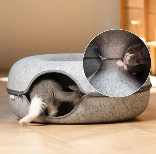 "Donut" Pet Tunnel Bed