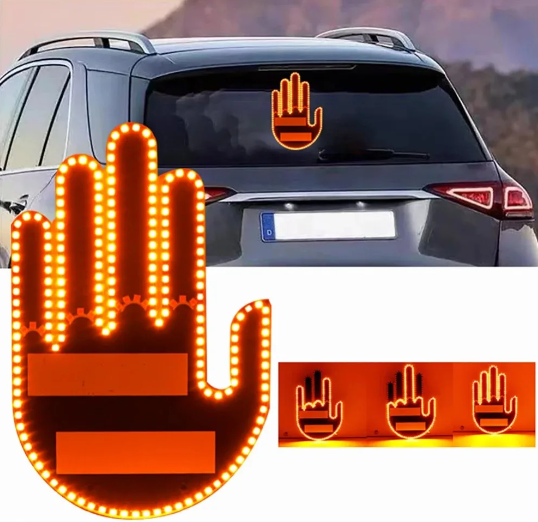 GestureGlow Tri-Light: Remote-Activated Vehicle Gesture Lights