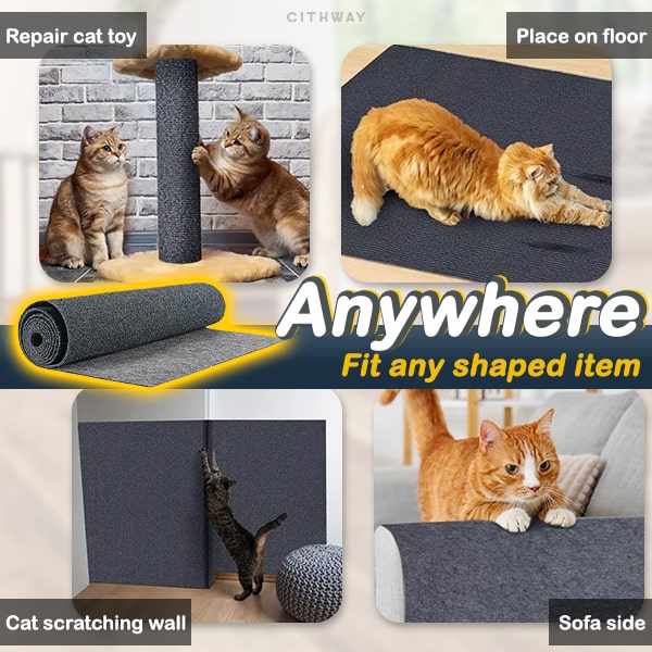 Self-Stick Cat Scratch Pad