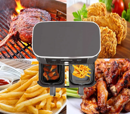 CrispyMate Foldable Air Fryer Silicone Pot