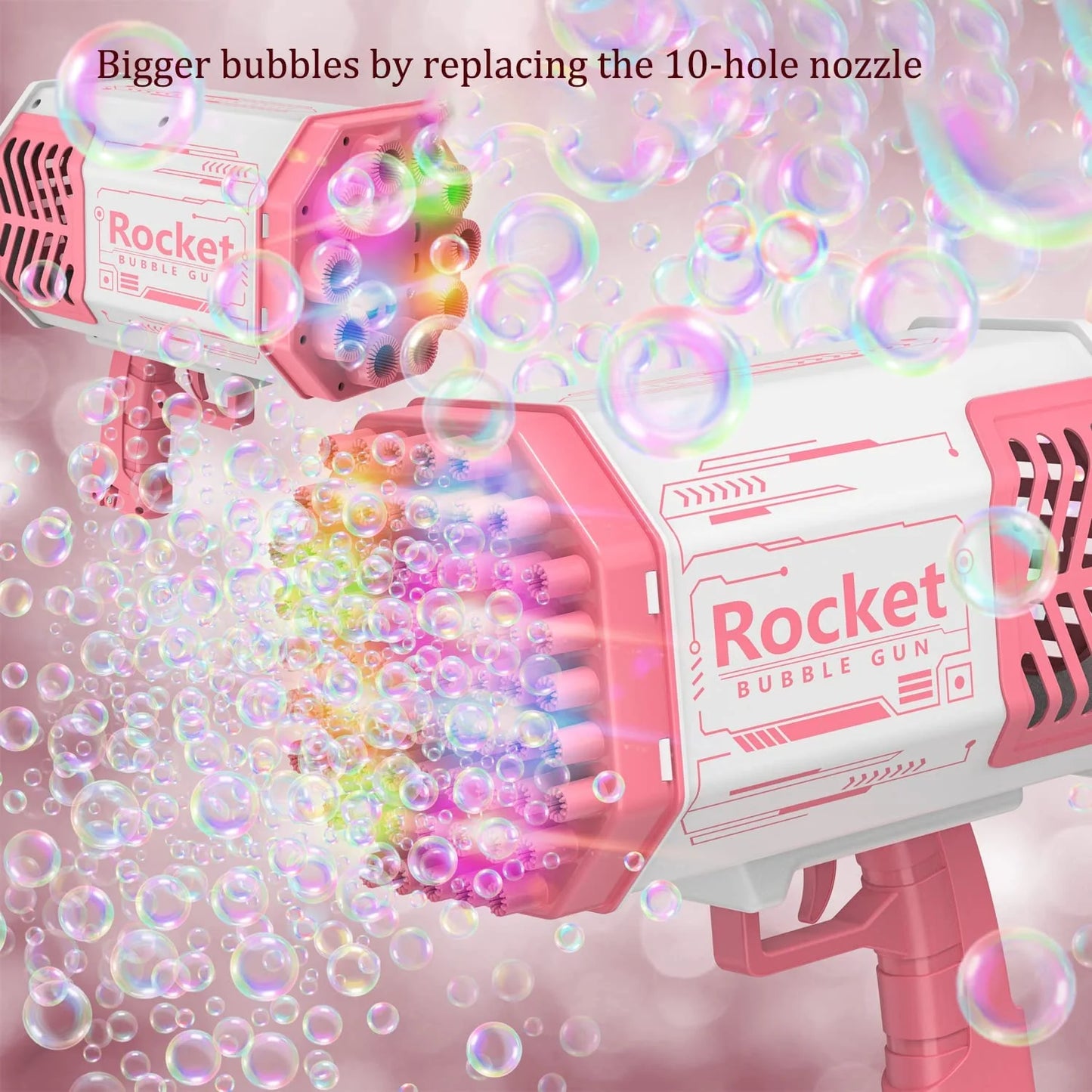 Rocket Bubble Blaster + FREE 10 Pk Bubble Solution🔥