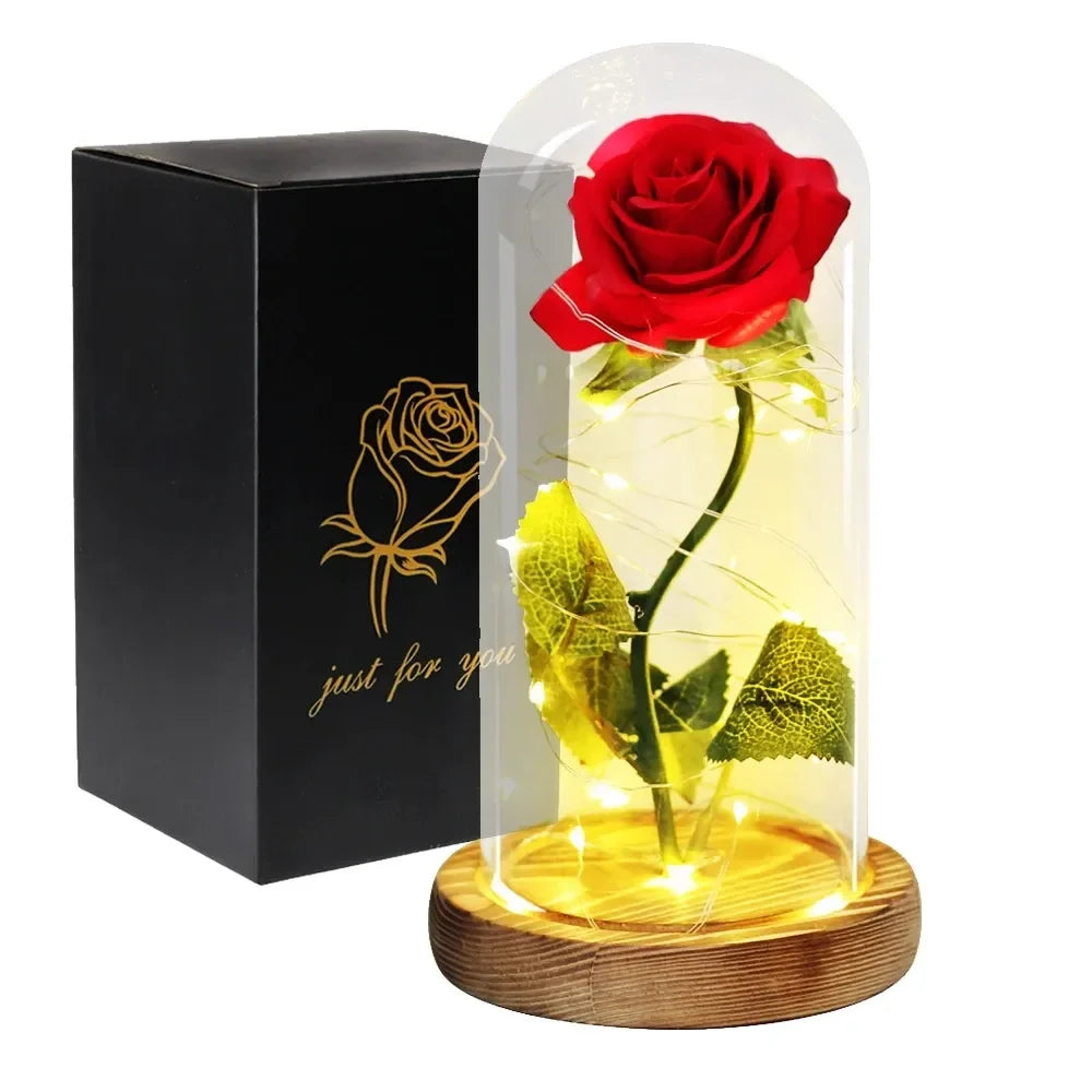 Eternal Love Rose Luminaire