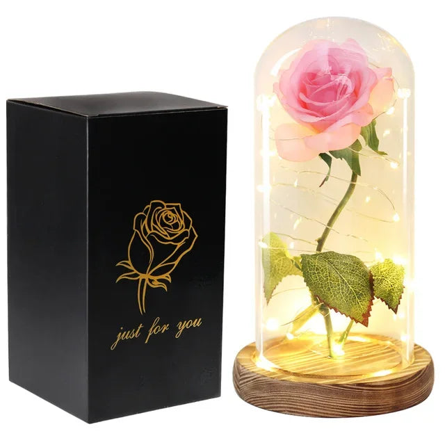 Eternal Love Rose Luminaire