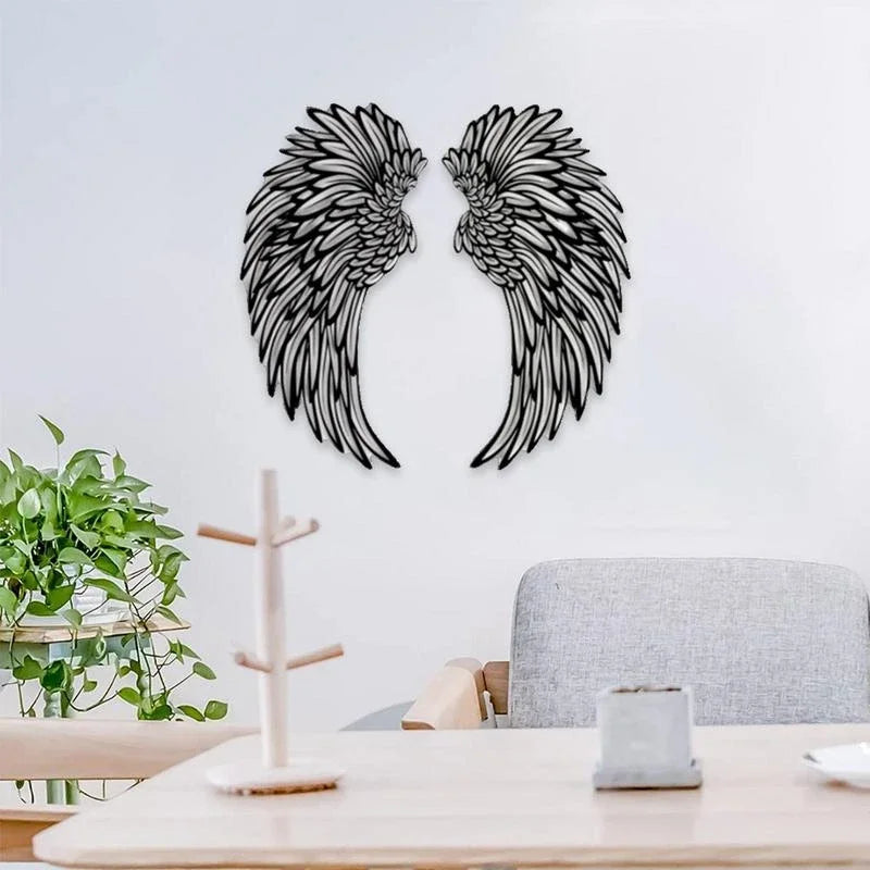 Seraphic Grace Metal Angel Wings